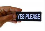 Yes Please Patch - 4x1.5 inch