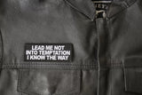 Lead me not into Temptation I know the Way Patch - 4x1.5 inch