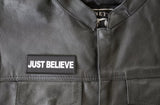 Just Believe Iron on Miracle Patch - 4x1.5 inch