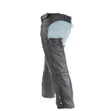 Flame Embroidered Motorcycle Chaps Heavy Duty, Chaps, [product_description] - Rhino Gear