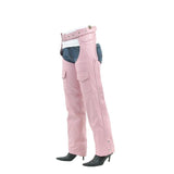 Women's Pink Braided Chaps, Chaps, [product_description] - Rhino Gear