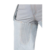 Woman's Denim Look Leather Chaps, Chaps, [product_description] - Rhino Gear