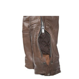Brown Leather Chaps Extra Heavy Duty With Removable Liner, Chaps, [product_description] - Rhino Gear