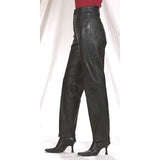 Womens Plain Leather Pants, Chaps, [product_description] - Rhino Gear