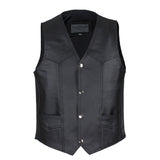 Kids Classic Leather Vest, Kid's Leather, [product_description] - Rhino Gear