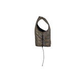 Kids Brown Classic Leather Vest with Side Laces, Kid's Leather, [product_description] - Rhino Gear