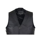 Kids Classic Leather Vest With Side Laces, Kid's Leather, [product_description] - Rhino Gear