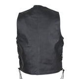Kids Classic Leather Vest With Side Laces, Kid's Leather, [product_description] - Rhino Gear