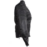 Women's Leather Motorcycle Jacket With Reflective Skulls, Woman's Jackets, [product_description] - Rhino Gear