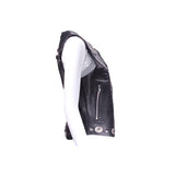Women's Studded Leather Motorcycle Vest With Concealed Carry Pockets, Woman's Vests, [product_description] - Rhino Gear