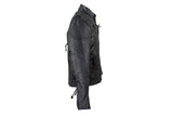 Mens Leather Racer Jacket with Side Laces, Men's Leather Jacket, [product_description] - Rhino Gear