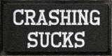 Crashing Sucks PATCH - 4x2 inch, Patch, [product_description] - Rhino Gear