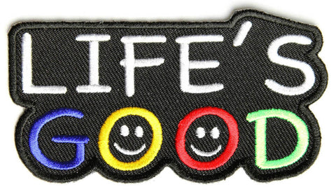 Life's Good PATCH - 3.5x1.5 inch