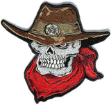 Cowboy Skull Small PATCH - 4.5x4.5 inch, Patch, [product_description] - Rhino Gear