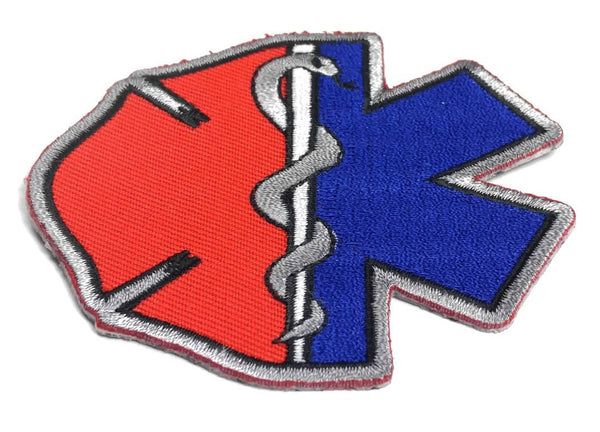 Firefighter EMT Emblems PATCH - 3x3 inch | Rhino Gear