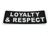 Loyalty and Respect PATCH - 4x1.5 inch, Patch, [product_description] - Rhino Gear