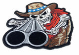 Shotgun Willy Cowboy Skull PATCH Small - 4x4 inch, Patch, [product_description] - Rhino Gear