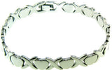 Women's Stainless Steel Biker Bracelets "Hugs & Kisses" Bracelet, Stainless Steel Bracelets, [product_description] - Rhino Gear